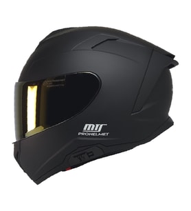 Motosiklet Kaskı Full Face Double Güneş Vizörlü ECE 22.06R Motor Kask Matt Black
