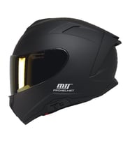 Motosiklet Kaskı Full Face Double Güneş Vizörlü ECE 22.06R Motor Kask Matt Black