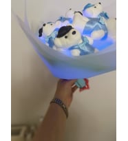 Led Işıklı Ayıcık Buketi