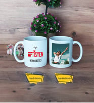 Optisyen Kupa Bardak Beyaz Fotoğraflı Tıp Bayramı Hediyesi Optisyenler Günü Hediyesi