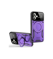 Samsung Galaxy A06 Kılıf Joy Lens Standlı Kapak - Mor