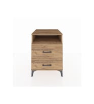 Kronos Komodin Tek Raflı 2 Çekmeceli 60x59x80 Çam-Çam