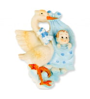 10 Adet Bebek leylekli mavi-