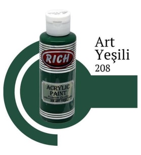 Rich Master Akrilik Boya 120 cc. 208 Art Yeşili 