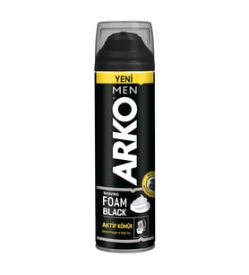 Arko Men Aktif Kömür Tıraş Köpüğü 200 ml