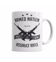 Assault Rifle Kupa Bardak Porselen