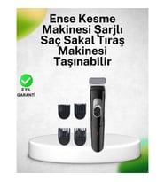 Mey İthalat® Paslanmaz Bıçaklı, Şarjlı ve Sessiz Saç Sakal Kesme Makinesi – Ev Kullanımı İçin İdeal