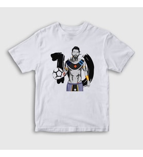 Presmono Unisex Çocuk Beyaz 10 Soccer Futbol Lionel Messi T-Shirt 313822tt