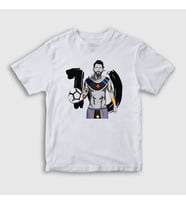 Presmono Unisex Çocuk Beyaz 10 Soccer Futbol Lionel Messi T-Shirt 313822tt