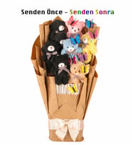 Senden Önce Senden Sonra Peluş Ayıcık Büyük Hediye Buketi