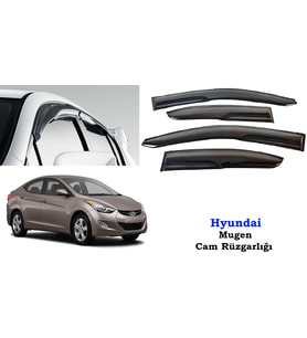Hyundai Elantra Mugen Cam Kenar Rüzgarlığı 2010-2013
