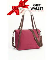 Bej Orijinal 3 Bolmeli Genis Askili Kadin Omuz Cantasi Buyuk Boy 43*30 cm 6037