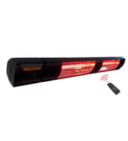 Goldsun Aqua Plus GSA30P 3000W Kumandalı Su Korumalı Açık Alan Elektrikli Infrared Isıtıcı (Siyah)
