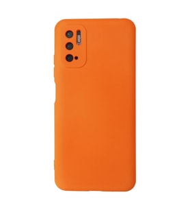 Xiaomi Redmi Note 10 5G Kılıf Nano içi Kadife Silikon - Turuncu