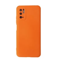 Xiaomi Redmi Note 10 5G Kılıf Nano içi Kadife Silikon - Turuncu