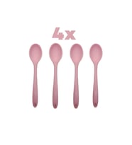 4 adet pembe  20 cm kaşık seti