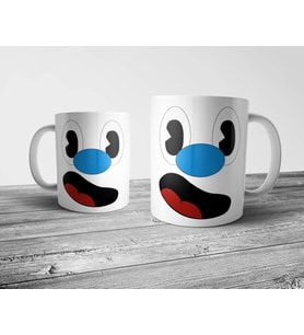 Pixxa Cuphead - Mugman Kupa Bardak Model 1