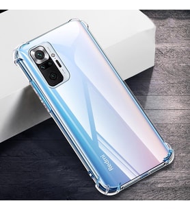 Xiaomi Redmi Note 10 Pro Kılıf Nitro Anti Shock Silikon Kılıf (Renksiz)