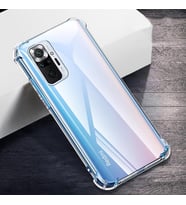 Xiaomi Redmi Note 10 Pro Kılıf Nitro Anti Shock Silikon Kılıf (Renksiz)