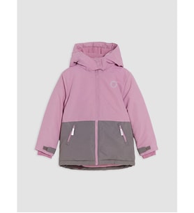LCW Kids Lila Kapüşonlu Kız Çocuk Su İtici Mont