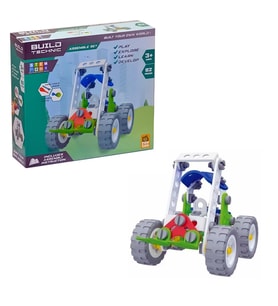 Build Technic Set, 82 Parça Tak-Sök Forklift Block Yapı Seti
