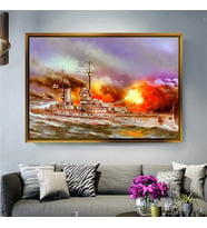Altın Çerçeveli dekoratif tablo l1929 (Gold)