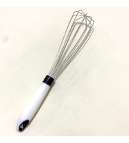 Metal Çırpıcı Siyah ve Beyaz Renk (Beyaz)