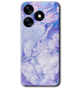 Tecno Spark 10 Pro Kılıf HD Desen Baskılı Kılıf - Spots Lilac