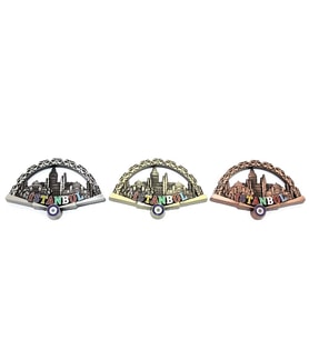 İstanbul Temalı Metal Magnet