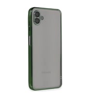 Samsung Galaxy A04 Kılıf Razer Lensli Silikon - Yeşil