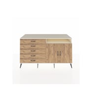 Kronos Konsol 2 Raflı 5 Çekmeceli 2 Kapaklı 176x59x99 Aytaşı-Çam