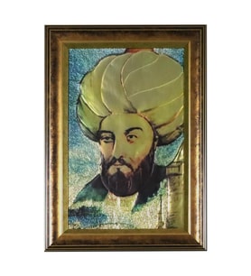 e38 EL İŞÇİLİĞİ ALİMİNYUM FOLYA KABARTMA TABLO 48 x 68 cm - 5931