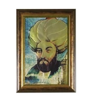 e38 EL İŞÇİLİĞİ ALİMİNYUM FOLYA KABARTMA TABLO 48 x 68 cm - 5931