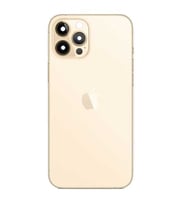 Lenipa iphone 12 Pro Max Gold Arka Pil Batarya Telefon Kapak Kapağı