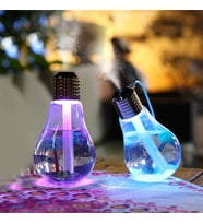 Ampul Şeklinde Nemlendirici Işıklı ve Usb Girişli Büyük Boy
