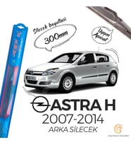 RBW Arka Silecek Opel Astra H 2004-2013 ile uyumlu (Siyah)