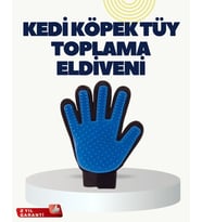 Yumuşak Silikonlu Kedi Ve Köpek Tüy Toplama Eldiveni – Masaj Etkili Tüy Dökülme Önleyici