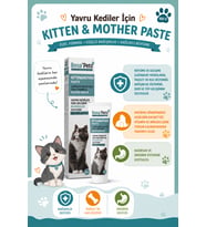 bona pets Bona’Pets Yavru Kediler İçin Gelişimi Destekleyici Bağışıklık Sistemi Güçlendirici Macun 100Mg