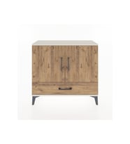 Arges Şifonyer 2 Raflı Tek Çekmeceli 2 Kapaklı 88x30x80 Aytaşı-Çam