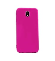 Galaxy J3 Pro Kılıf Kamera Çıkıntılı Soft Silikon (Pembe)