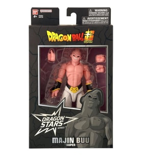 BANDAI 16 cm Dragon Ball Majin Buu Aku Poz Verilebilir Figür, Dragon Stars Serisi 40729