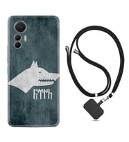Xiaomi 12 Lite Kılıf Resimli Boyun Askılı İpli Desenli Silikon Göktürk 2 1411