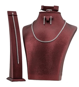 2 Sıra Gümüş Bayan Set
