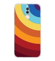 PrintiFy Huawei Mare 10 Lite Uyumlu Kamera Korumalı Renk Cümbüşü A Tasarımlı Şeffaf Silikon Kılıf