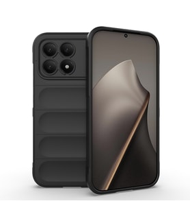 Xiaomi Poco F8 Pro Uyumlu Kılıf Esnek TPU Oyuklu Arka Yüzey Tasarımlı Zore Etnik Silikon Kapak