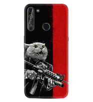 Casper Via X20 Kılıf Silikon Desen Çılgın Kedi 1674