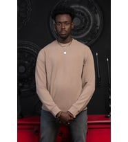 Dorss Regular Fit Armürlü Bisiklet Yaka Likralı Mevsimlik Sweatshirt