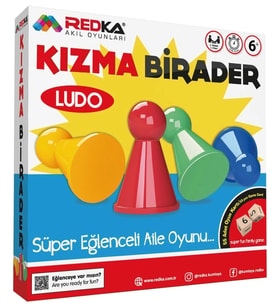 Ahşap Kızma Birader Oyunu - Akıl ve Zeka Oyunu - Kızma Birader Oyunu - Redka Ludo Oyunu - Strateji O