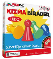 Ahşap Kızma Birader Oyunu - Akıl ve Zeka Oyunu - Kızma Birader Oyunu - Redka Ludo Oyunu - Strateji O