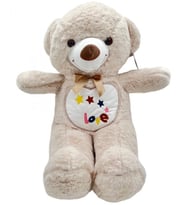 Peluş Salaş Kalpli Ayıcık 70 Cm - Mavi Su Dünyası (Çok Renkli)
